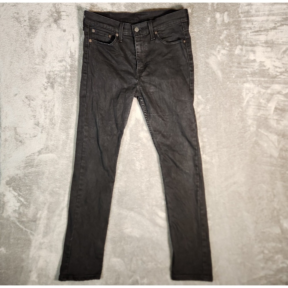 Levi’s 510 Jeans Men's 31X29 (Tag 30X30) Black Denim Pre-Owned Skinny